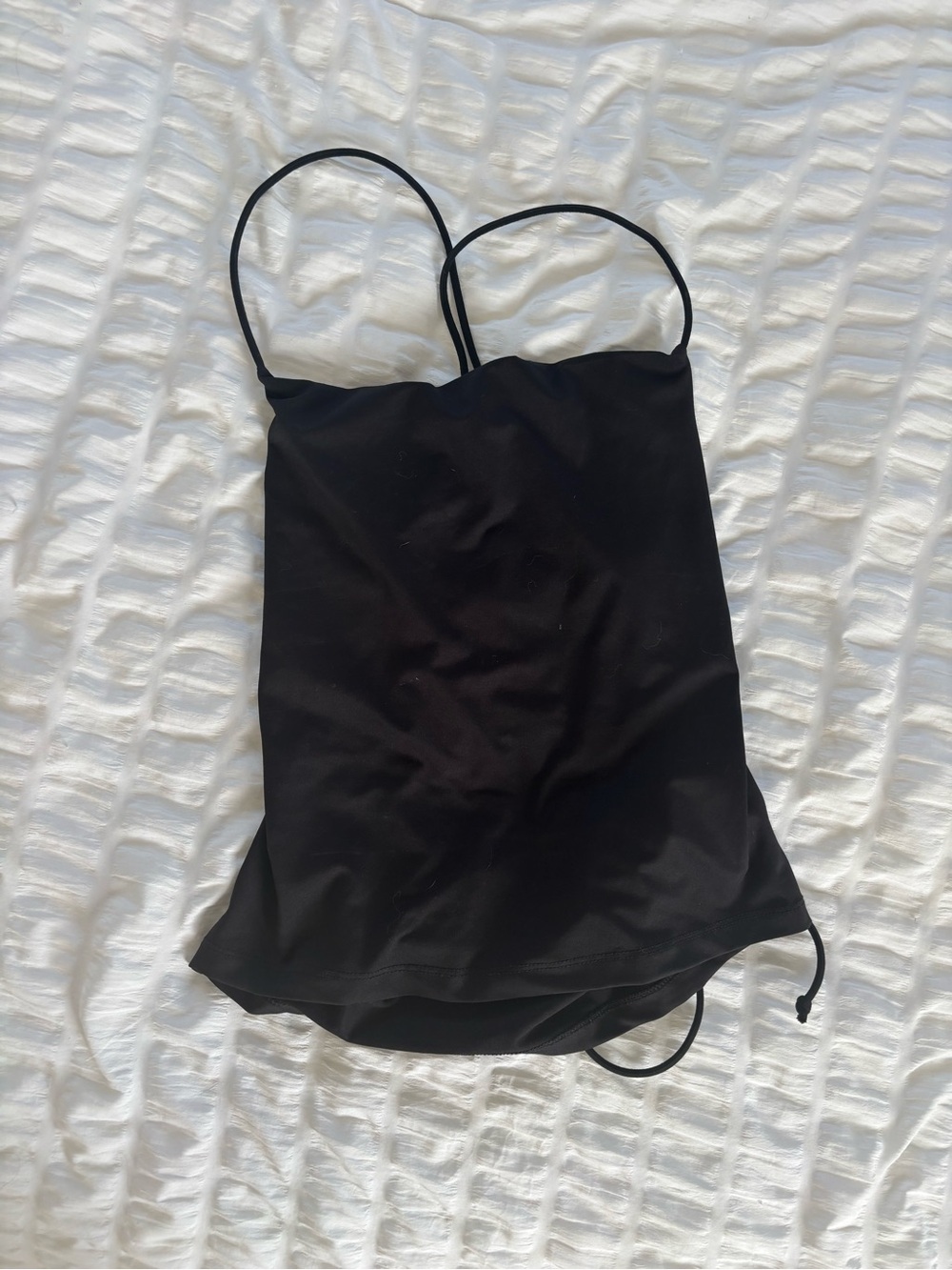 Cider Black Kids One-Piece Swimsuit with Thin Straps